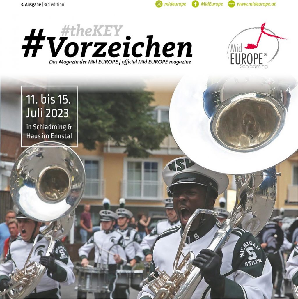 2023 Mid Europe Magazin Vorzeichen Titelseite