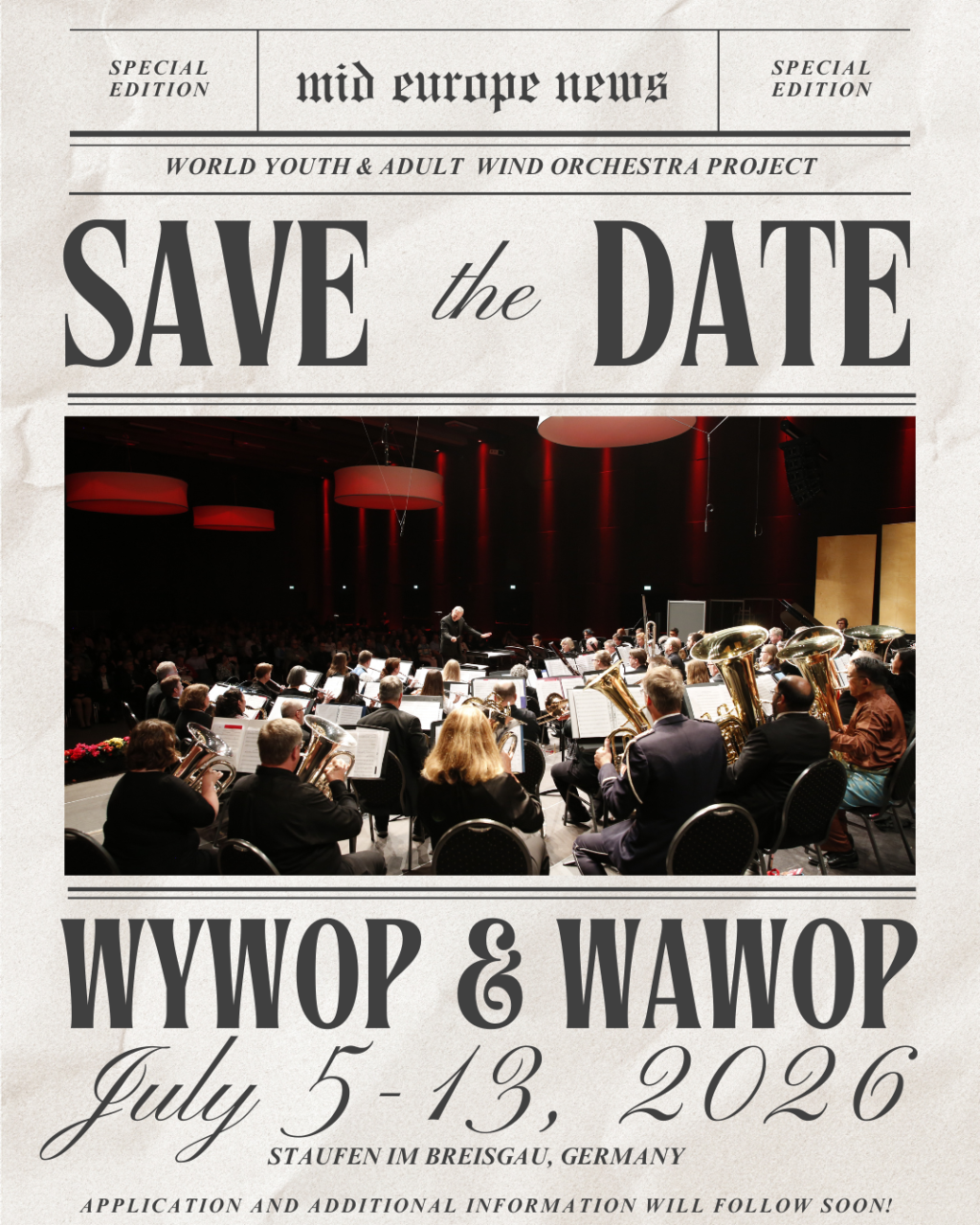 Black and White Vintage Newspaper Save the Date Wedding Instagram Post 2